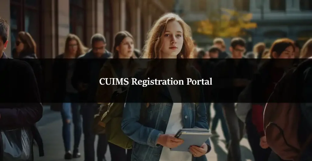 CUIMS Registration Portal