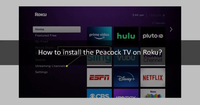 How to install the Peacock TV on Roku