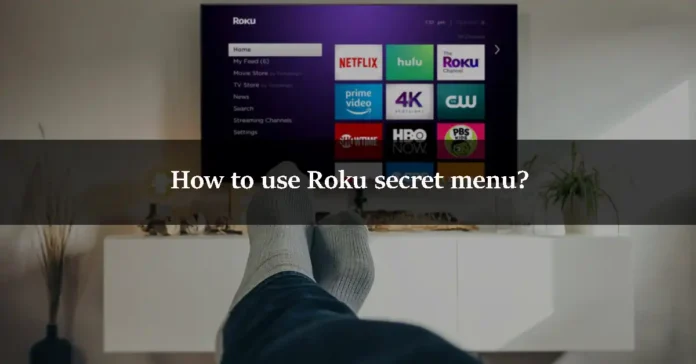 How to use Roku secret menu